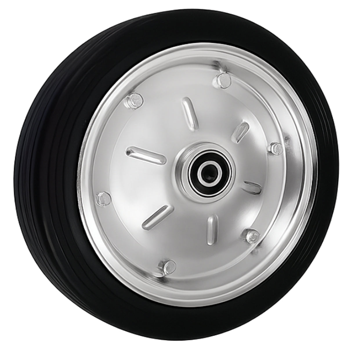 Ersatzrad Ø320 mm – Vollgummi Industrierad mit Kugellager für Transportwagen, Code: 320MLL/20
