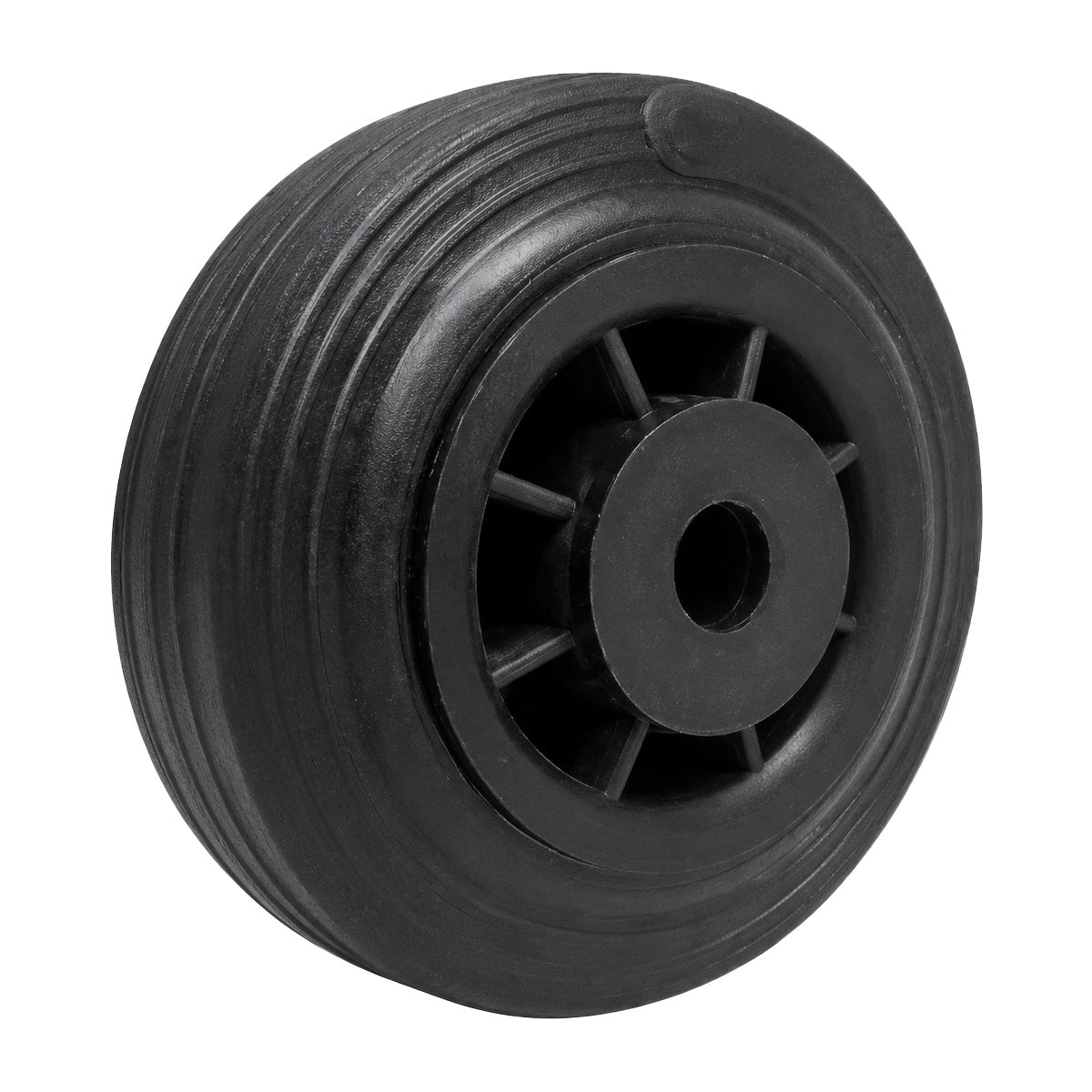 Vollgummi Rad Ø 100 mm mit Polypropylen-Felge Industrie Gummirad Code: 10T