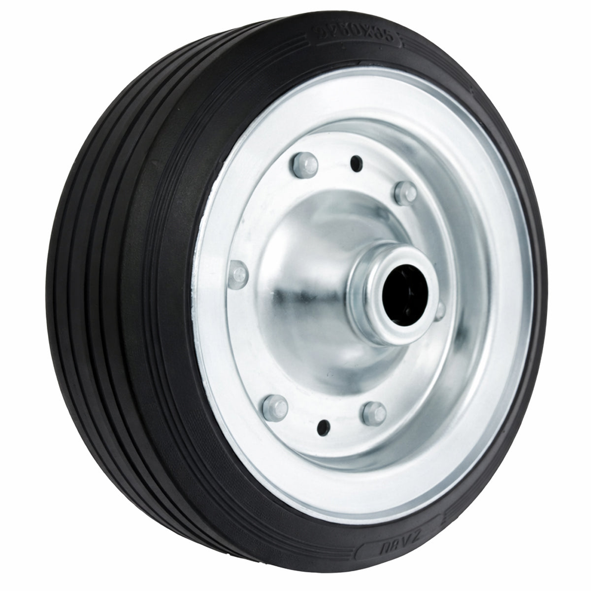 Ersatzrad Ø200 mm – Vollgummi Industrierad für Transportwagen, Code: 60