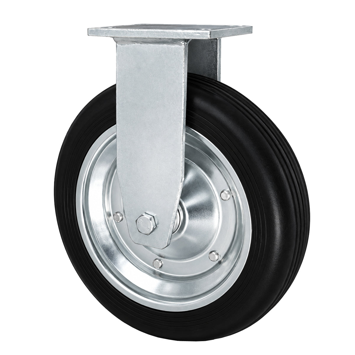Metall-Gummiräder mit Platte Bockrolle Ø300 mm mit Platte Code: 1003LD