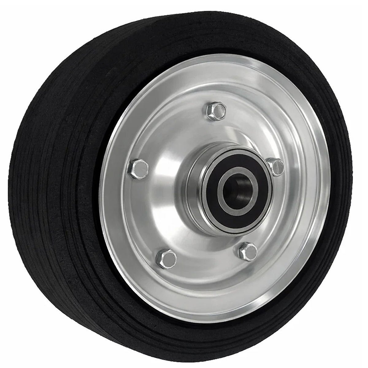 Ersatzrad Ø250 mm – Vollgummi Industrierad mit Kugellager für Transportwagen, Code: 90LL/25