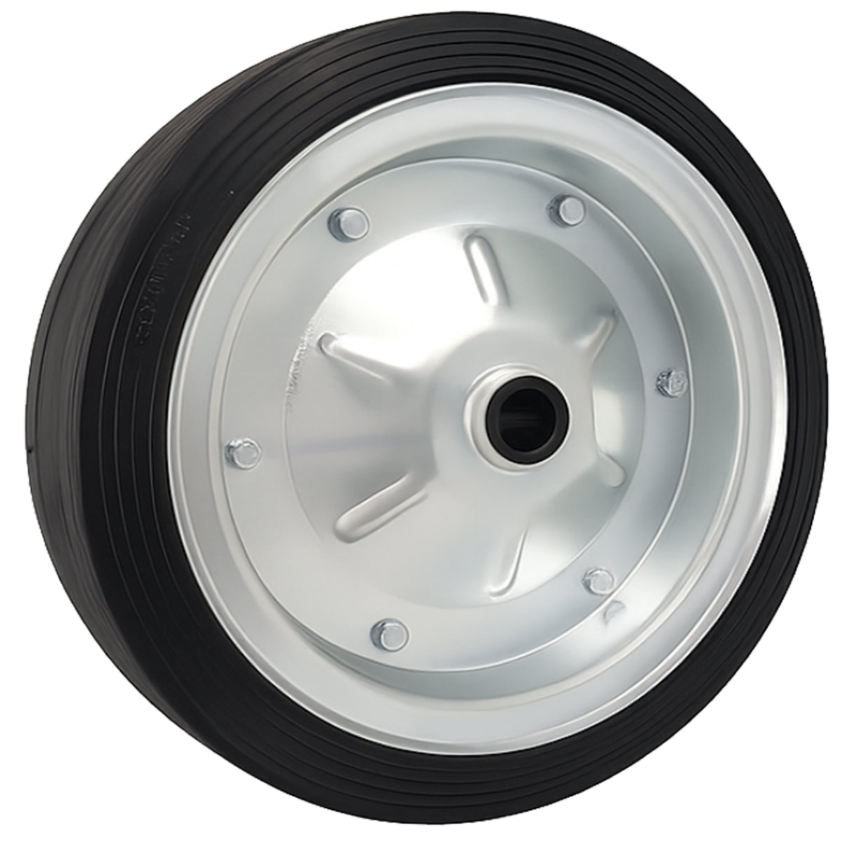 Ersatzrad Ø350 mm – Vollgummi Industrierad für Transportwagen, Code: 350/25