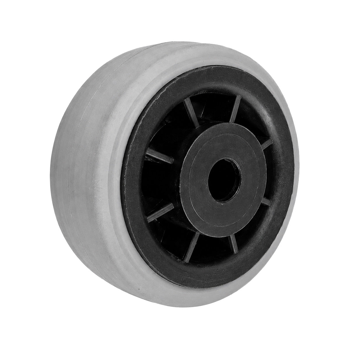 Vollgummi Rad Ø 80 mm mit Polypropylen-Felge Industrie Gummirad Code: 9TS