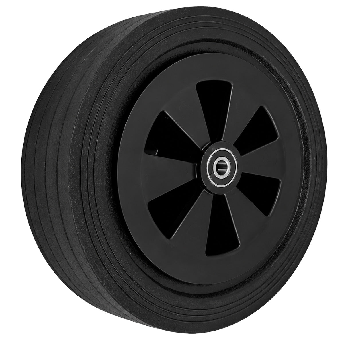 Vollgummi Rad Ø 250 mm mit Polypropylen-Felge Industrie Gummirad Code: 90TL/12