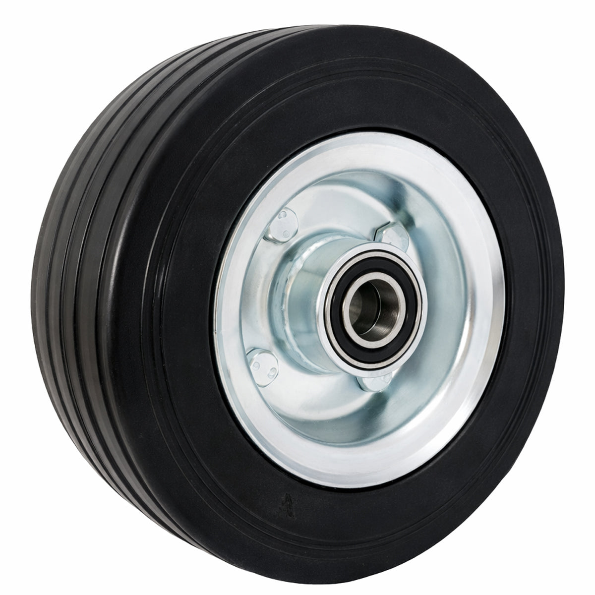 Ersatzrad Ø200 mm – Vollgummi Industrierad mit Kugellager für Transportwagen, Code: 60NNLL