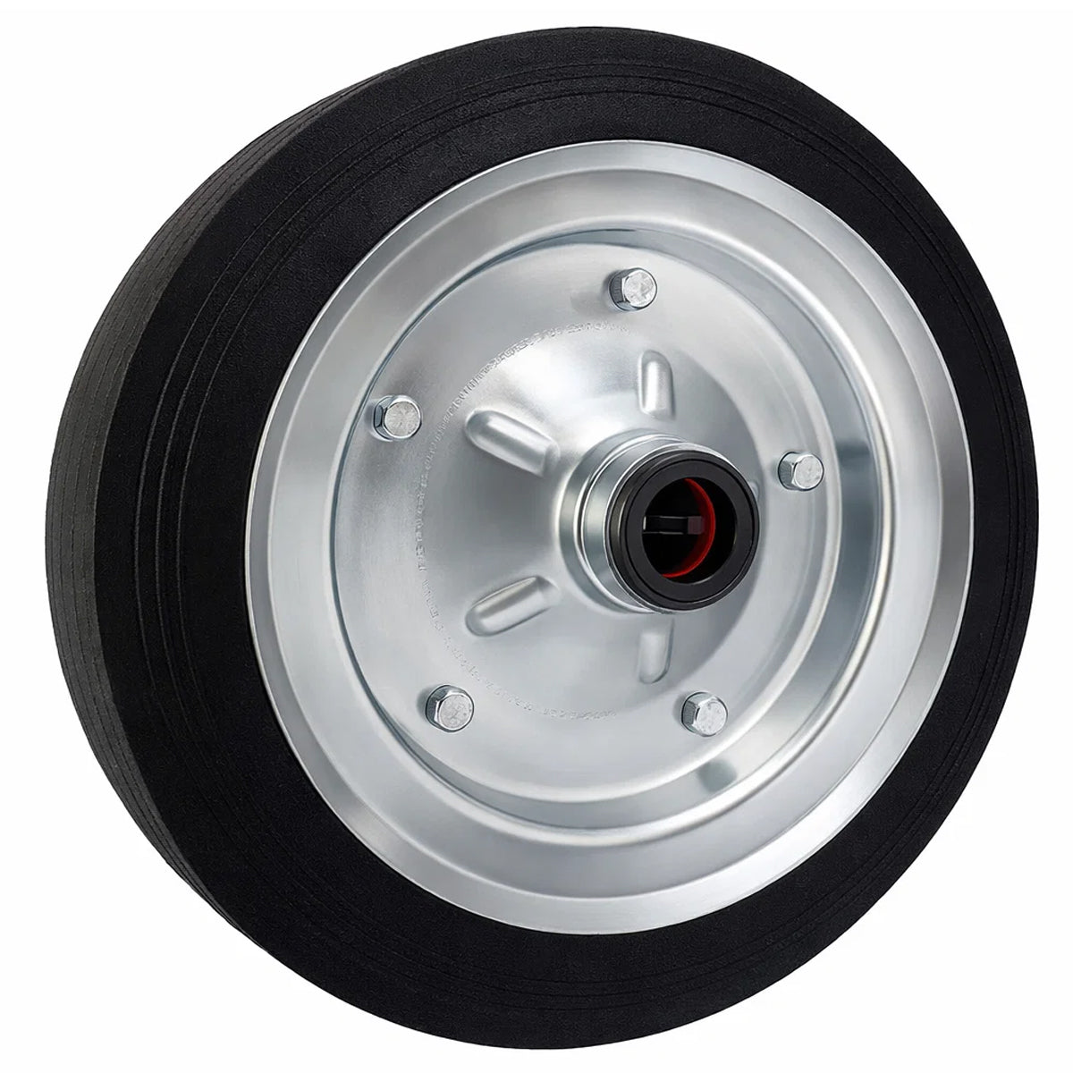 Ersatzrad Ø250 mm – Vollgummi Industrierad für Transportwagen, Code: 90PL