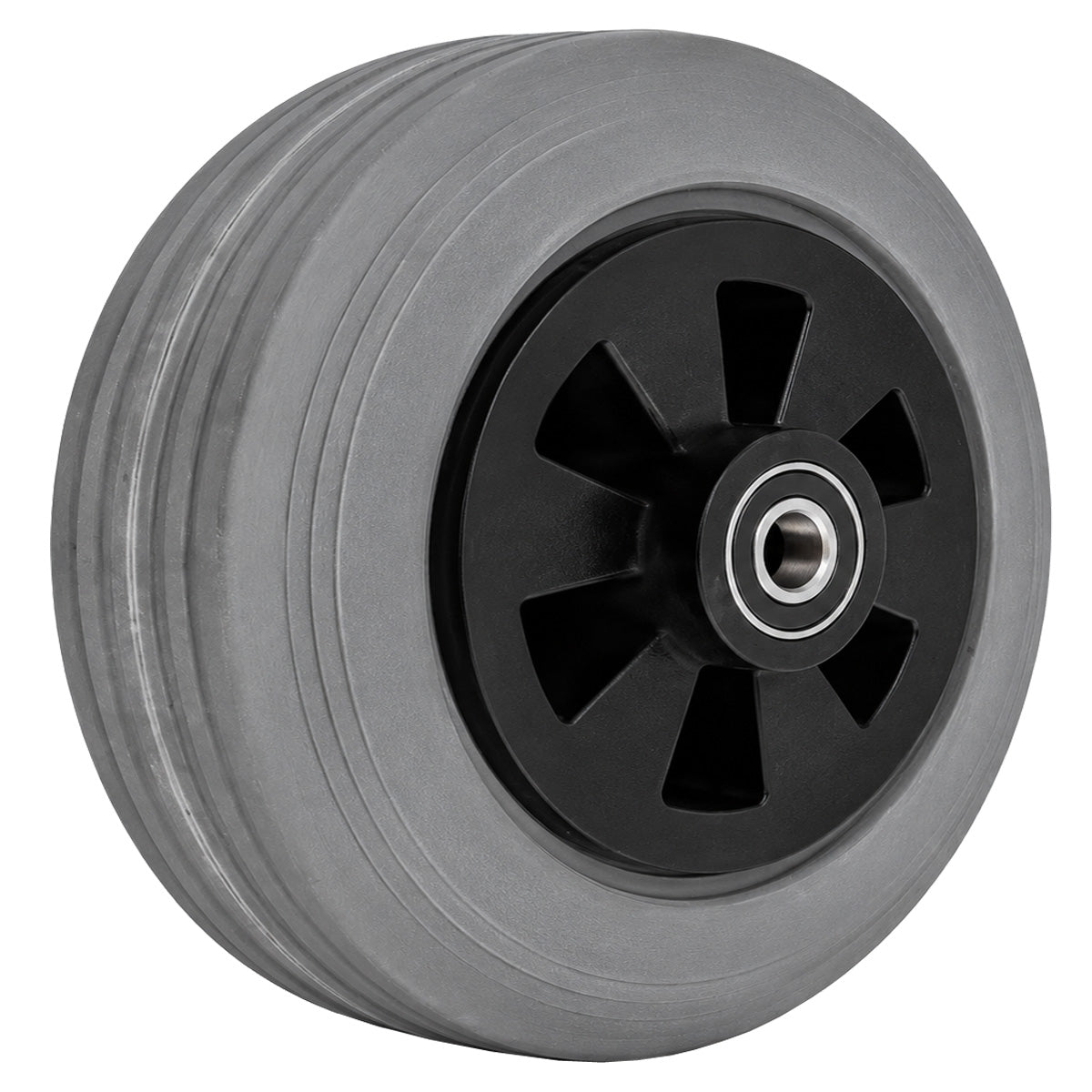 Vollgummi Rad Ø 160 mm mit Polypropylen-Felge Industrie Gummirad Code: 40TSL