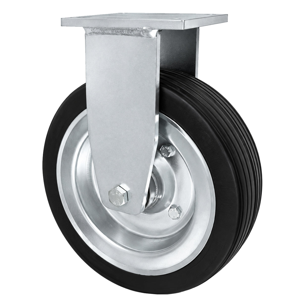 Metall-Gummiräder mit Platte Bockrolle Ø250 mm mit Platte Code: 93NNLD