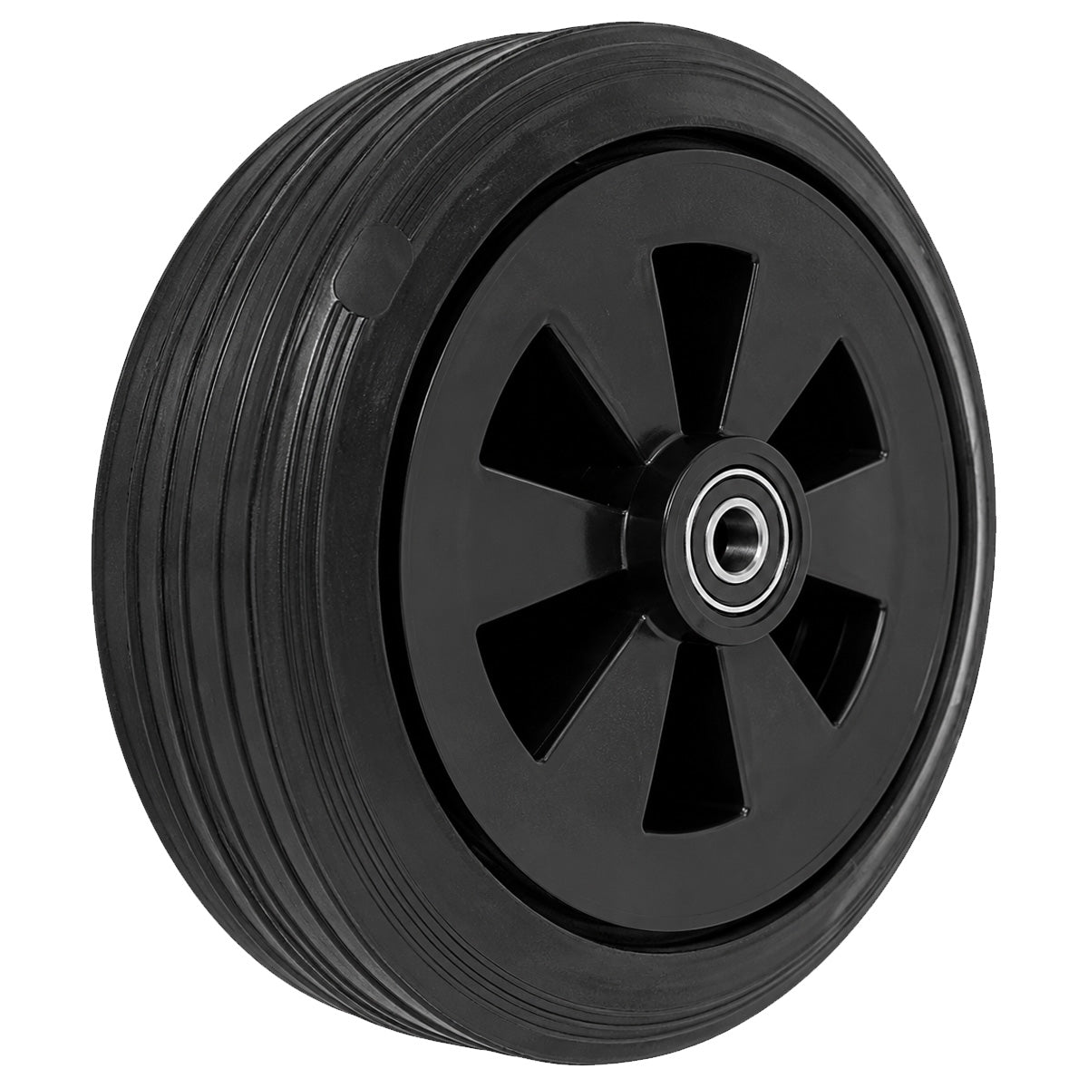 Vollgummi Rad Ø 200 mm mit Polypropylen-Felge Industrie Gummirad Code: 60TL