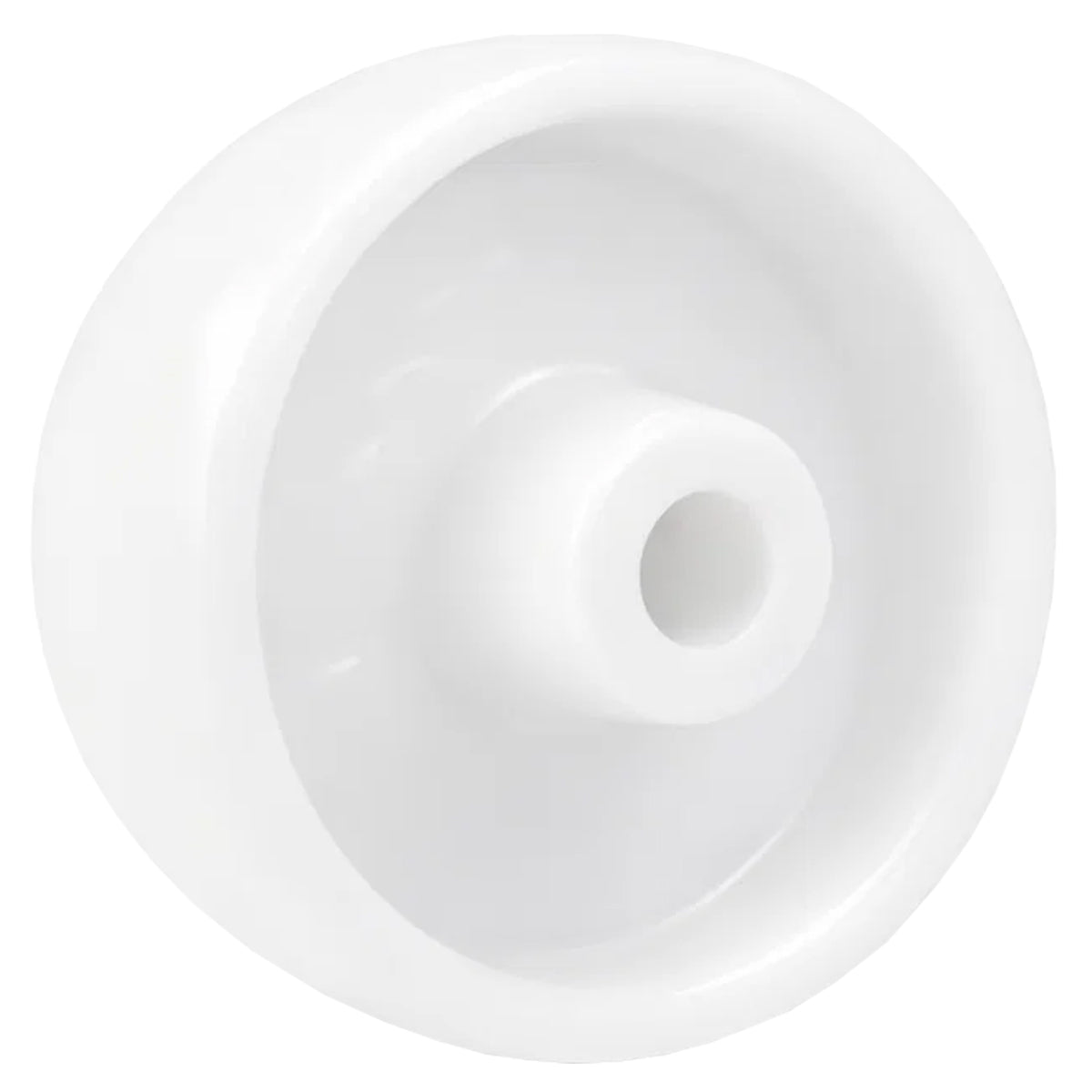 Transportrad Ø125 mm – Weißes Polyamidrad für Wagen, Code: 29B