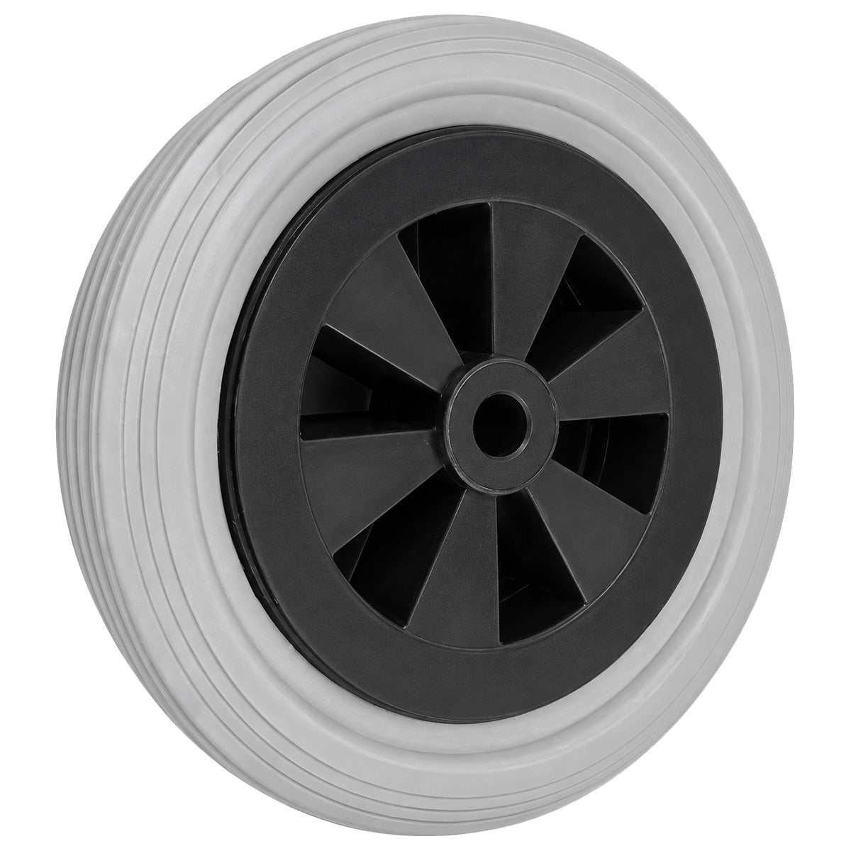 Vollgummi Rad Ø 250 mm mit Polypropylen-Felge Industrie Gummirad Code: 99TS/20