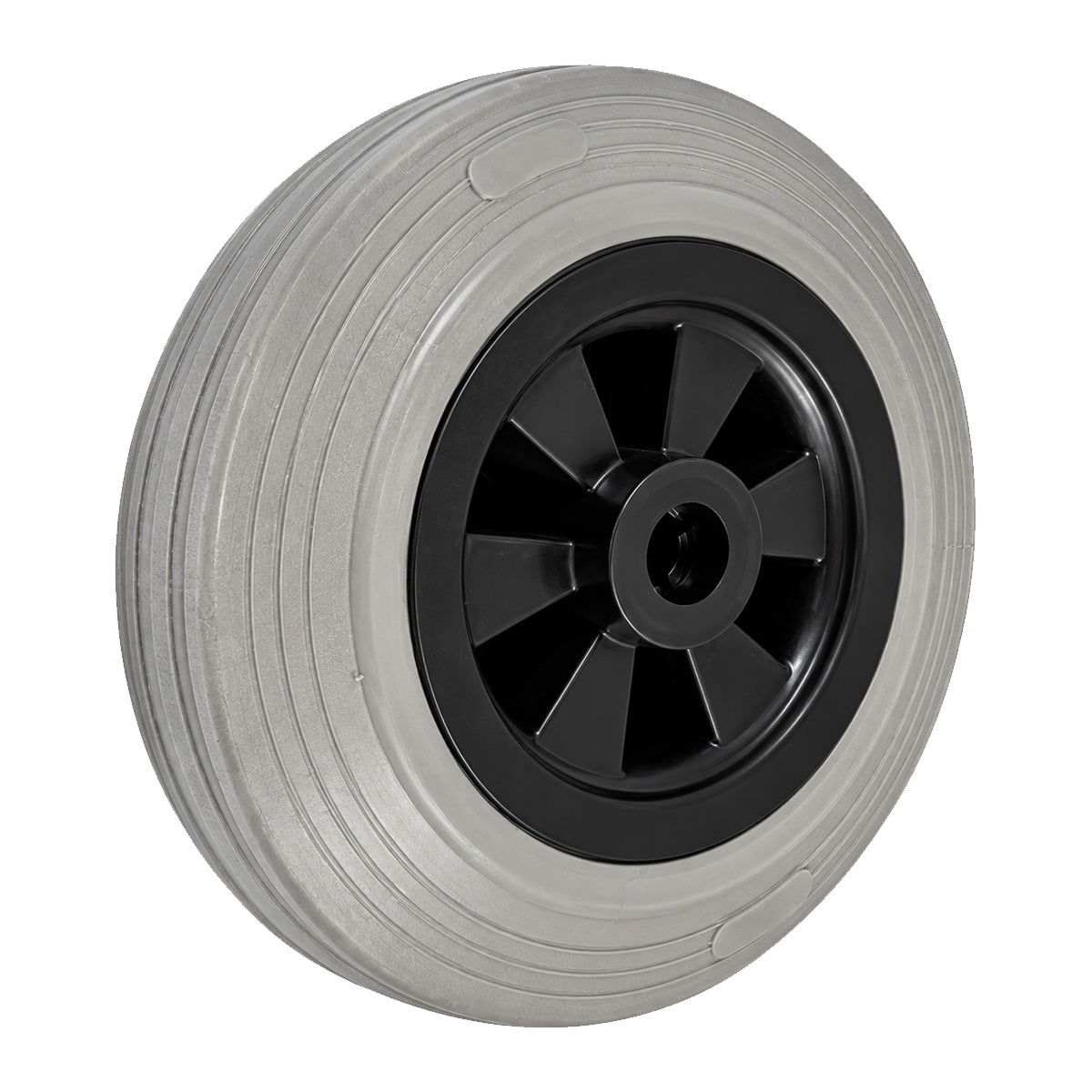 Vollgummi Rad Ø 200 mm mit Polypropylen-Felge Industrie Gummirad Code: 60TS