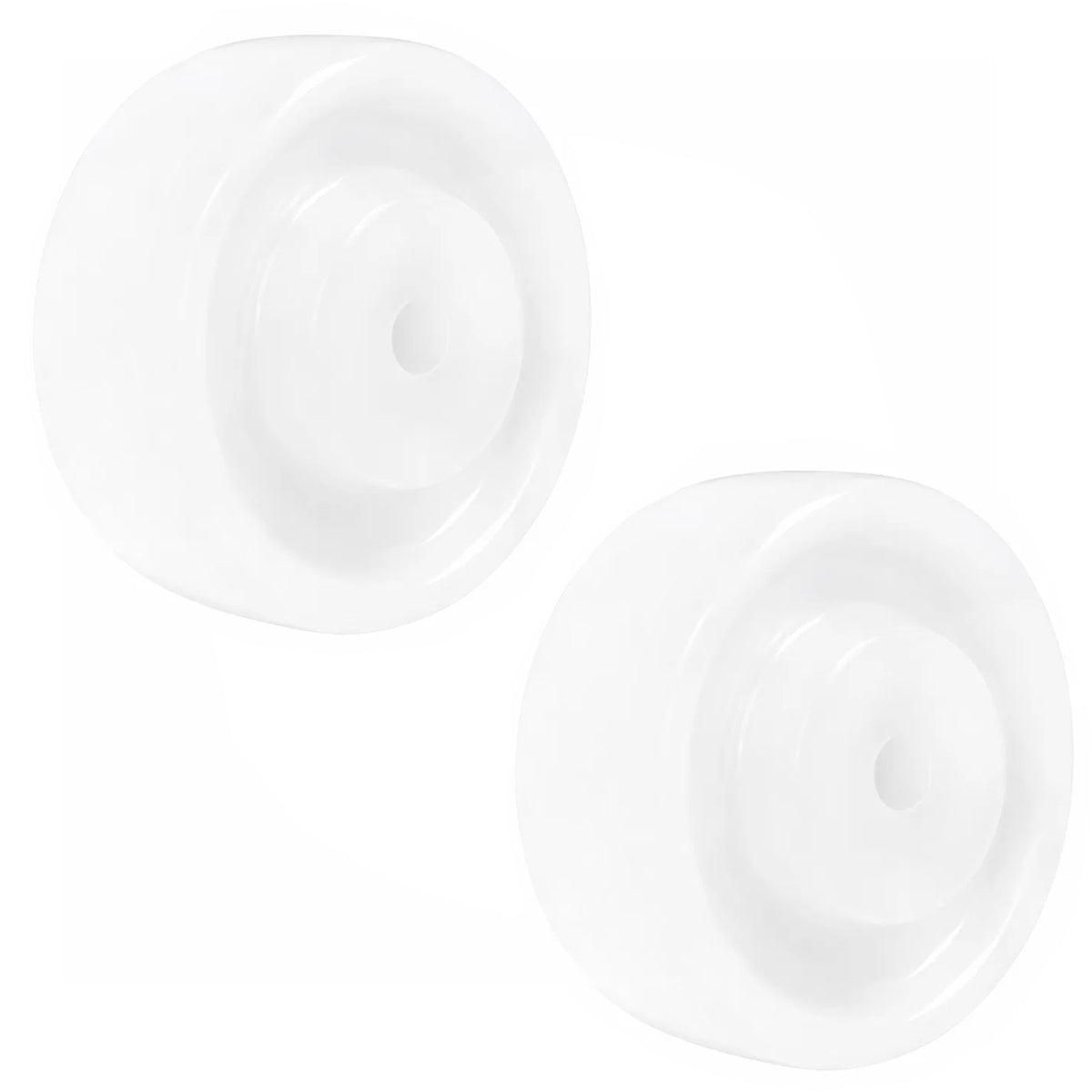 Transportrad Ø100 mm – Weißes Polyamidrad für Wagen, Code: 19BN/15