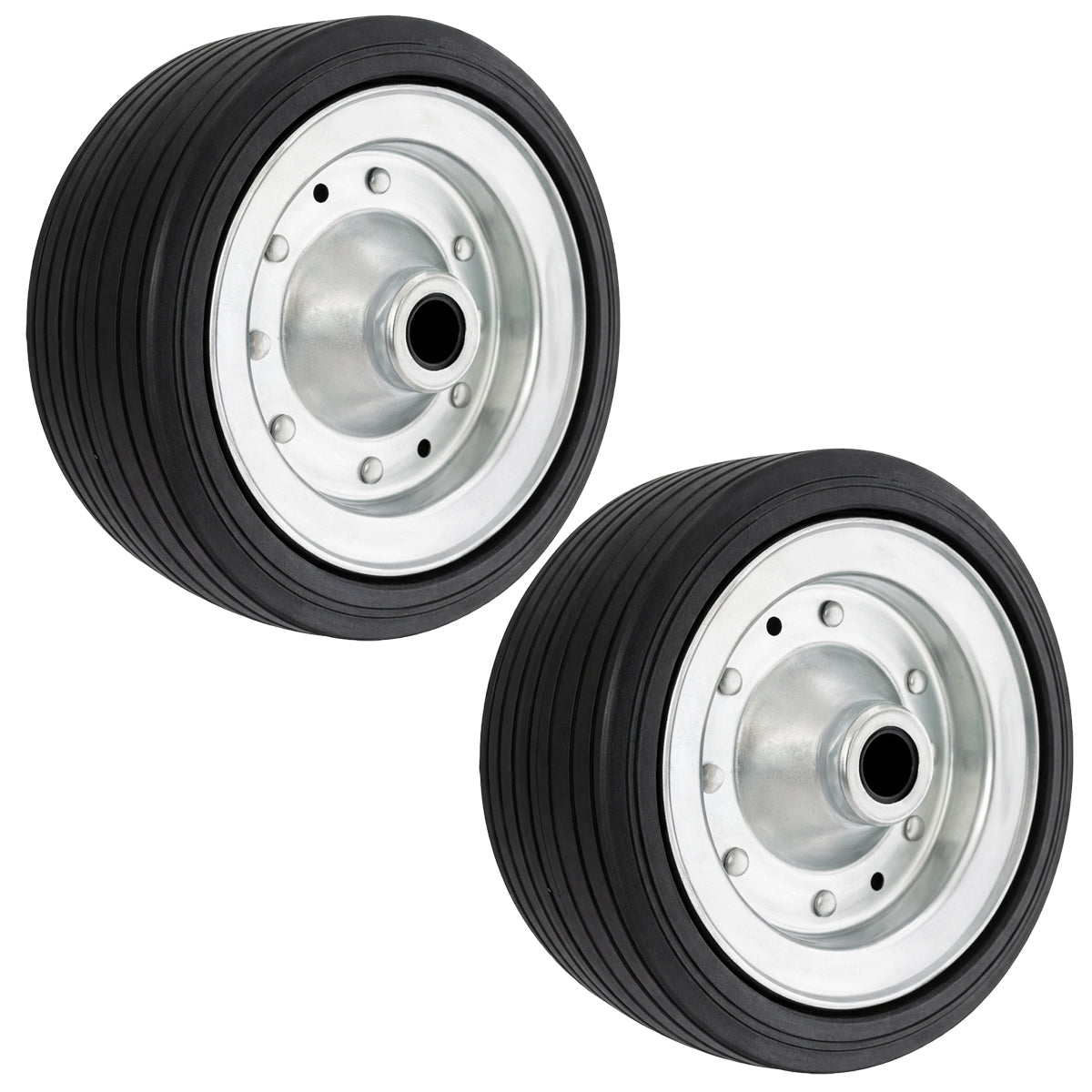 Ersatzrad Ø200 mm – Vollgummi Industrierad mit Gleitlager für Transportwagen, Code: 69F