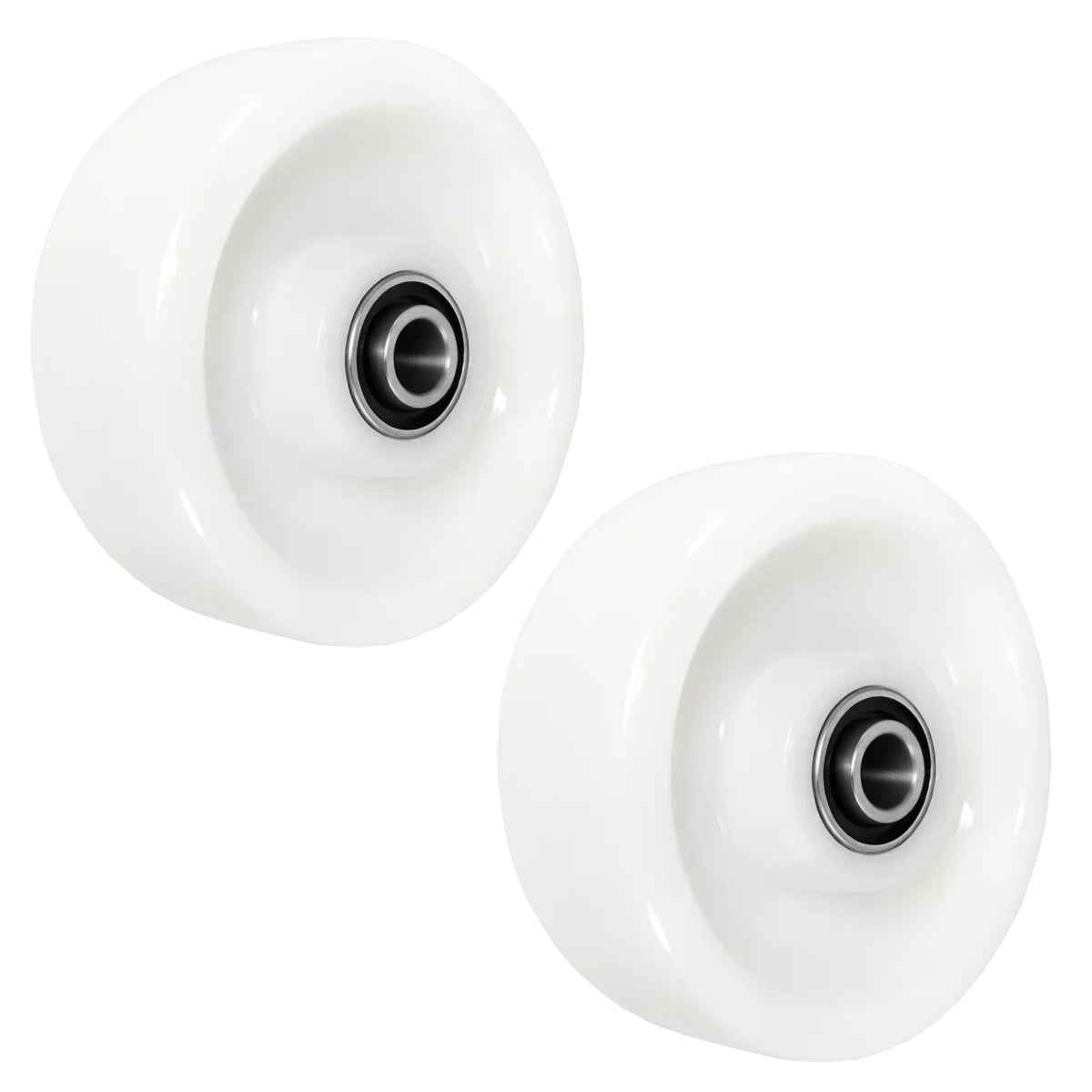 Transportrad Ø125 mm – Weißes Polyamidrad für Wagen, Code: 20BN