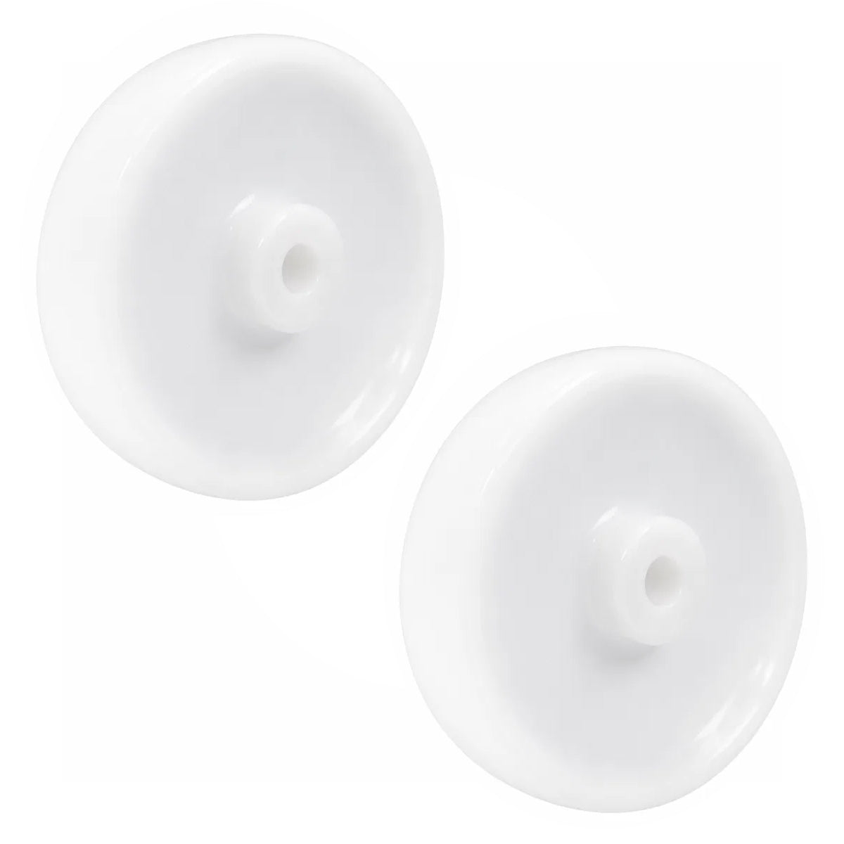 Transportrad Ø118 mm – Weißes Polyamidrad für Wagen, Code: 118B