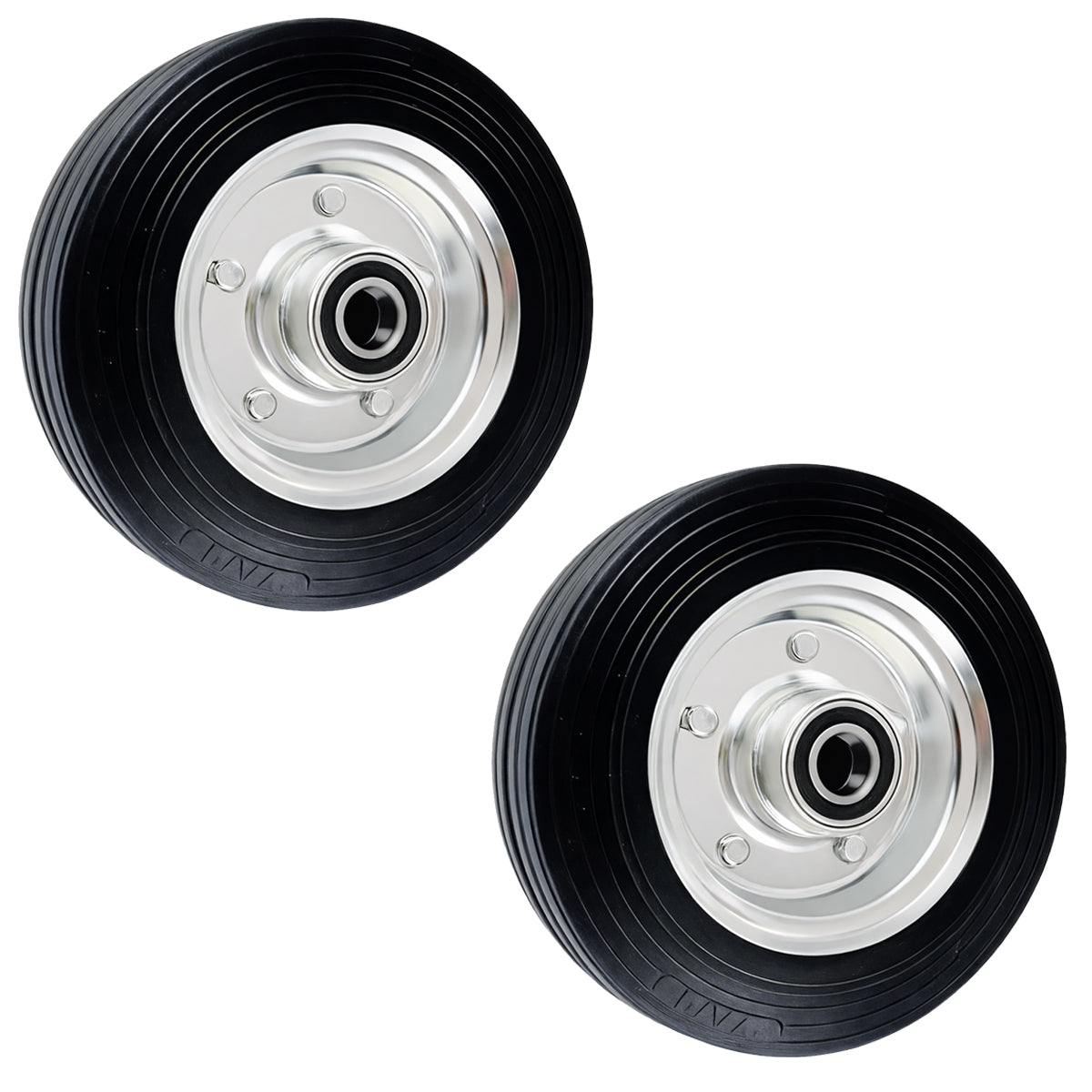 Ersatzrad Ø200 mm – Vollgummi Industrierad mit Kugellager für Transportwagen, Code: 60NLL