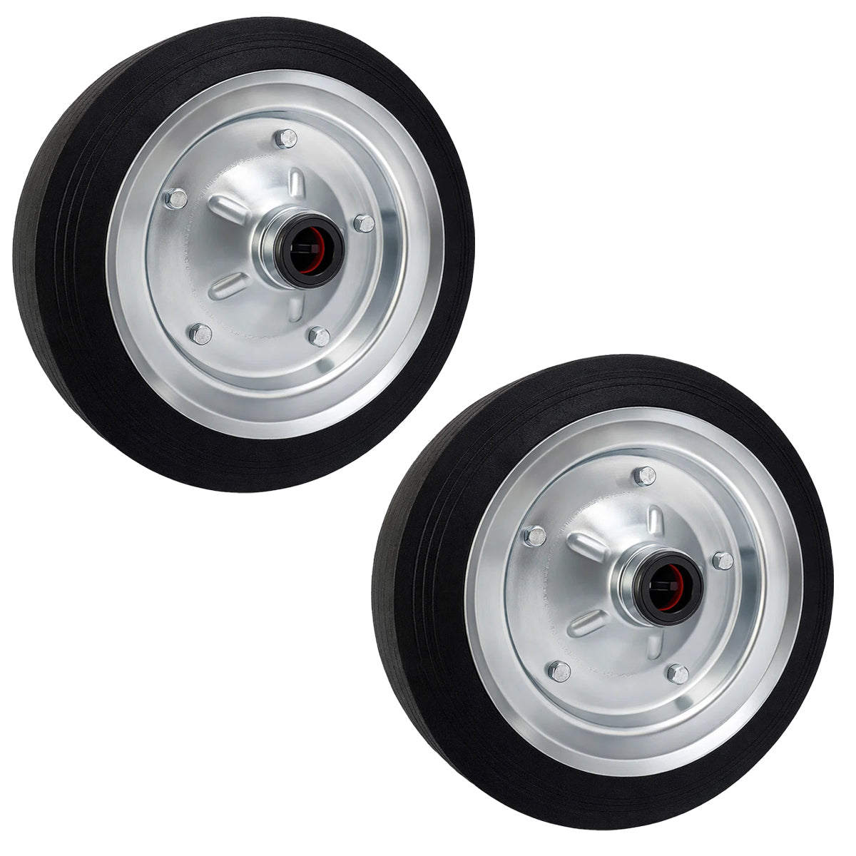 Ersatzrad Ø250 mm – Vollgummi Industrierad für Transportwagen, Code: 90/25