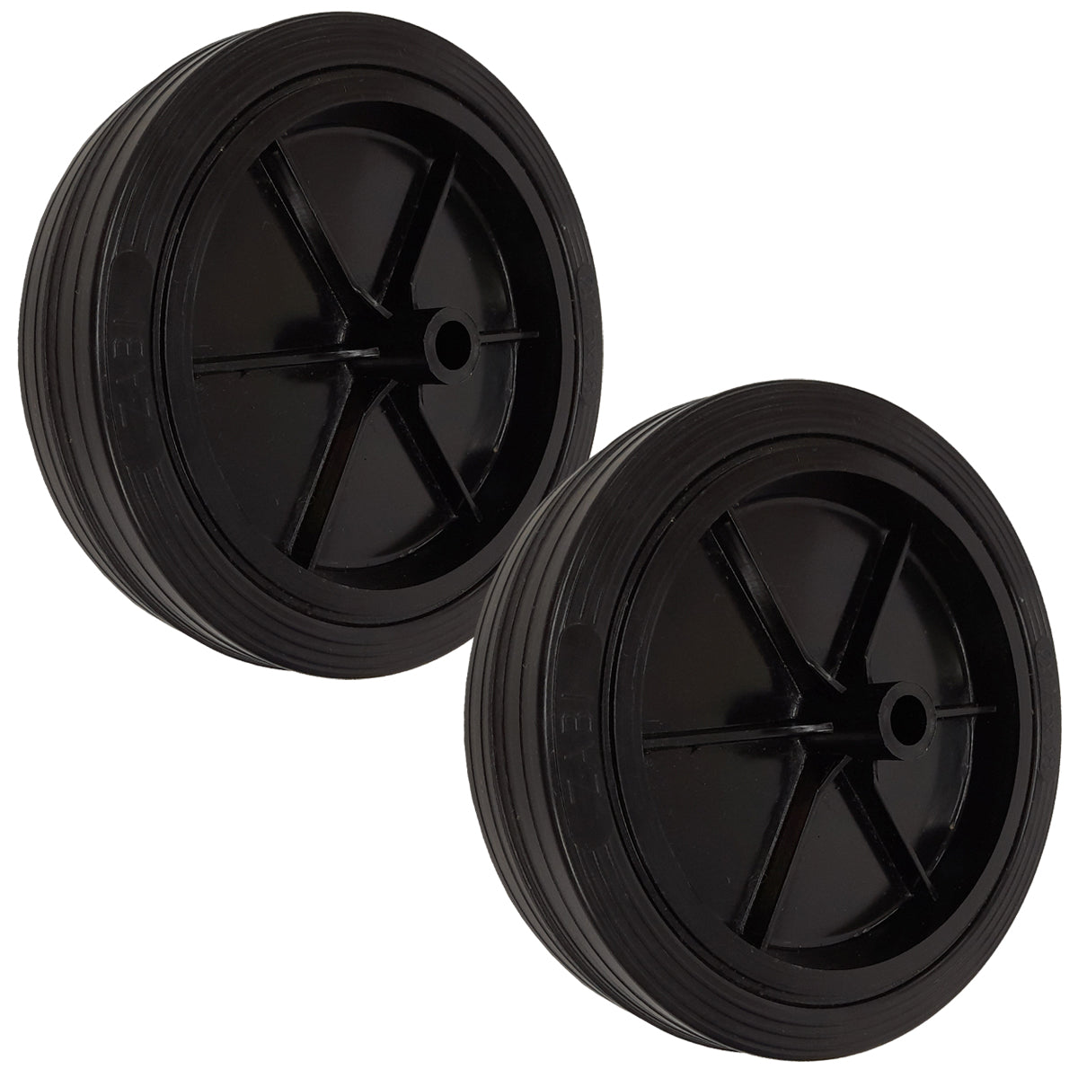 Rasenmäherrad 175 mm – Universal Ersatzrad aus Vollgummi für Rasenmäher, Code: K175