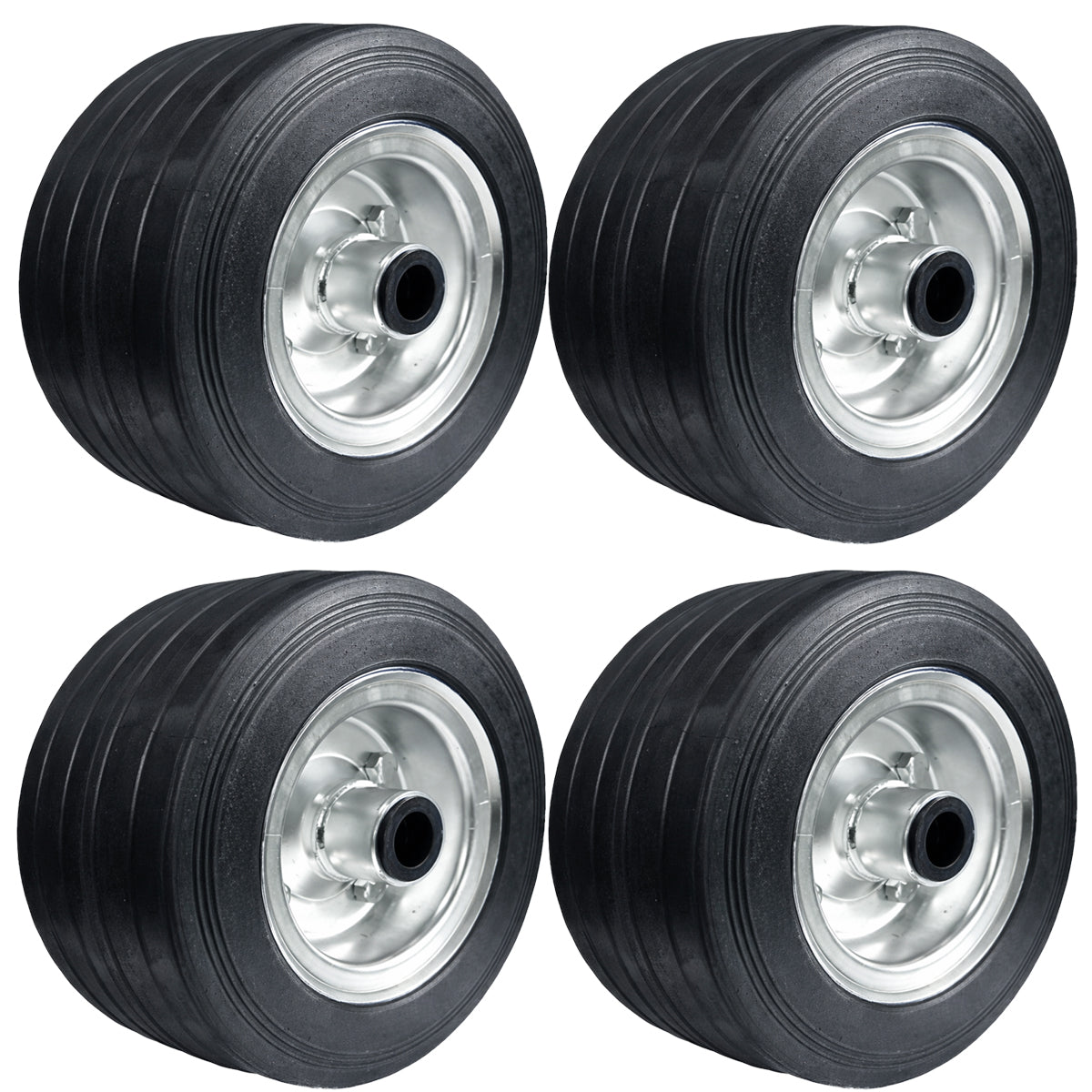 Ersatzrad Ø200 mm – Vollgummi Industrierad für Transportwagen, Code: 60NN/25