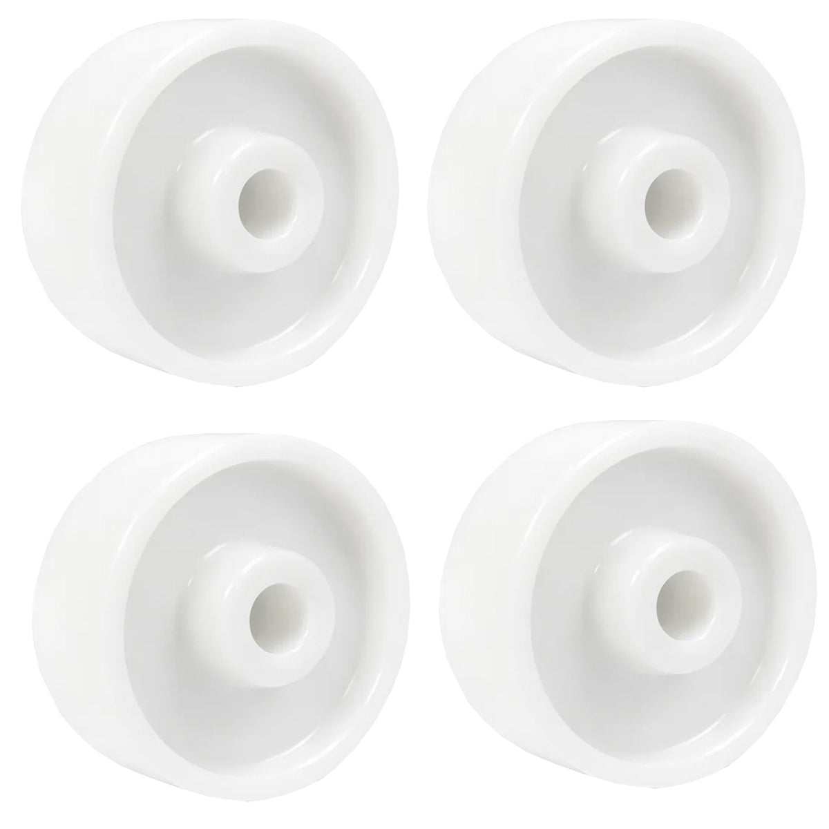 Transportrad Ø135 mm – Weißes Polyamidrad für Wagen, Code: 1359B/25