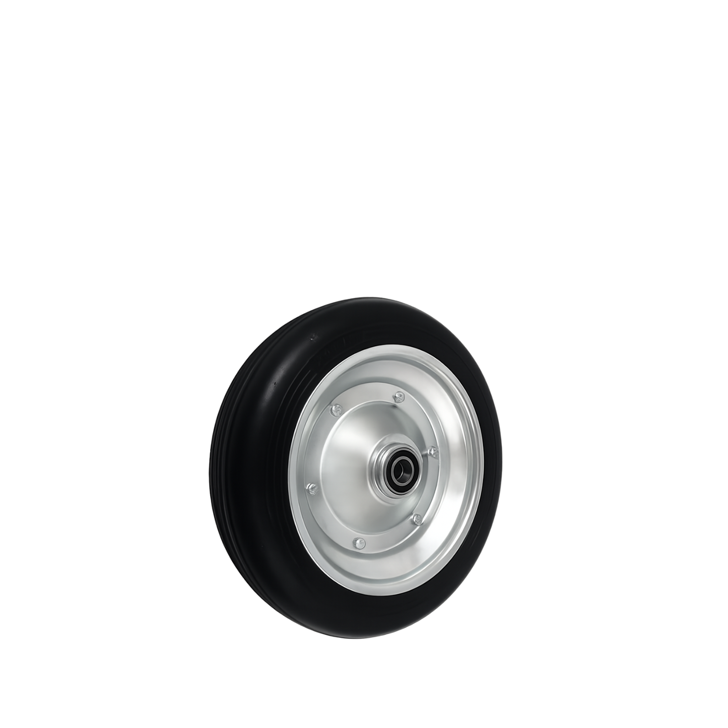 Ersatzrad Ø300 mm – Vollgummi Industrierad mit Kugellager für Transportwagen, Code: 100LL/25