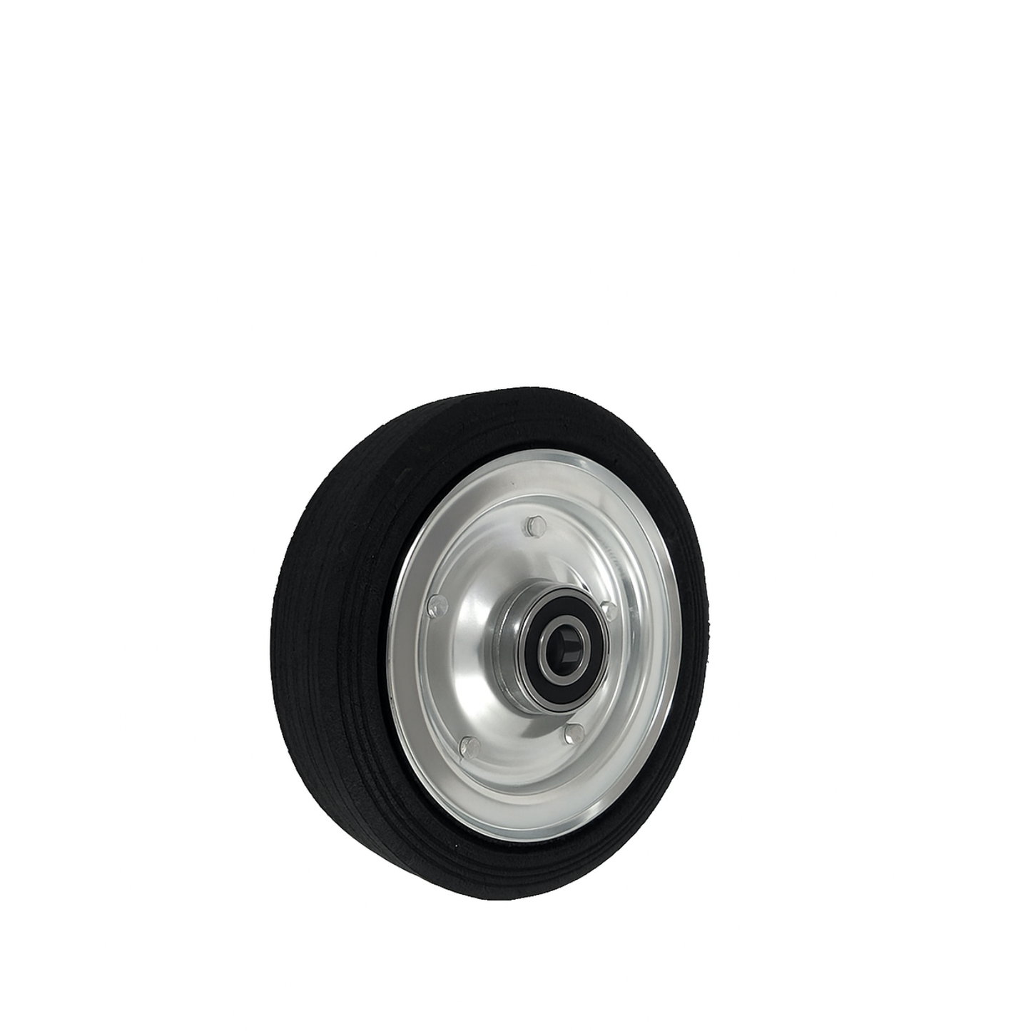 Ersatzrad Ø250 mm – Vollgummi Industrierad mit Kugellager für Transportwagen, Code: 90LL/25