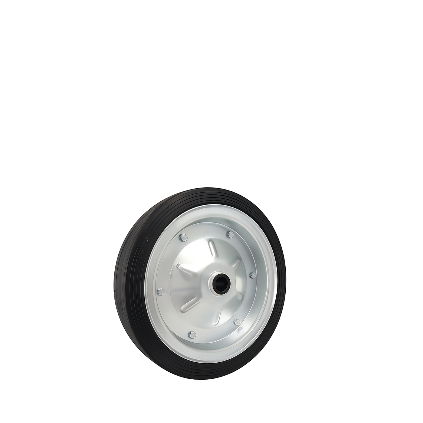 Ersatzrad Ø350 mm – Vollgummi Industrierad mit Gleitlager für Transportwagen, Code:  3509/25