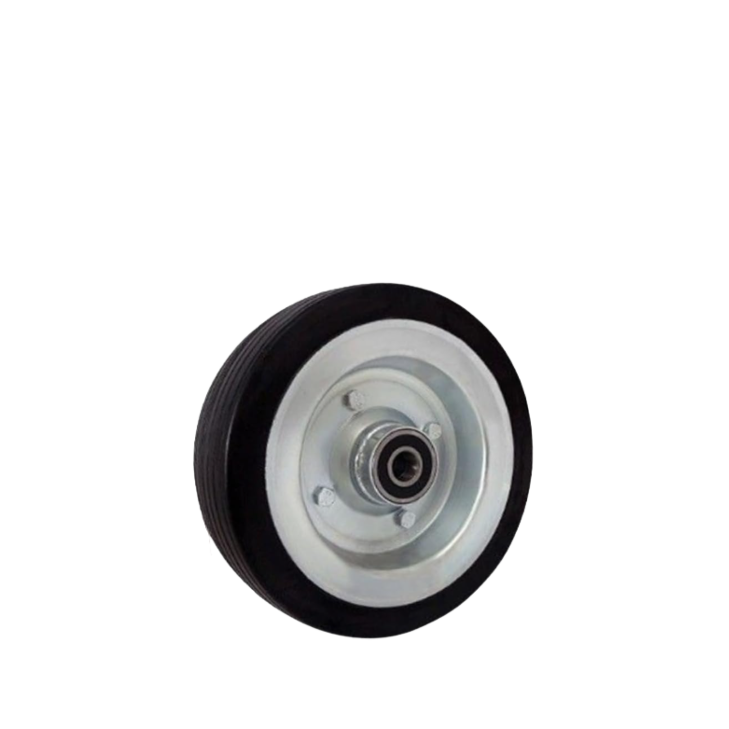 Ersatzrad Ø250 mm – Vollgummi Industrierad mit 4 x Kugellager für Transportwagen, Code: 90NNLLLL