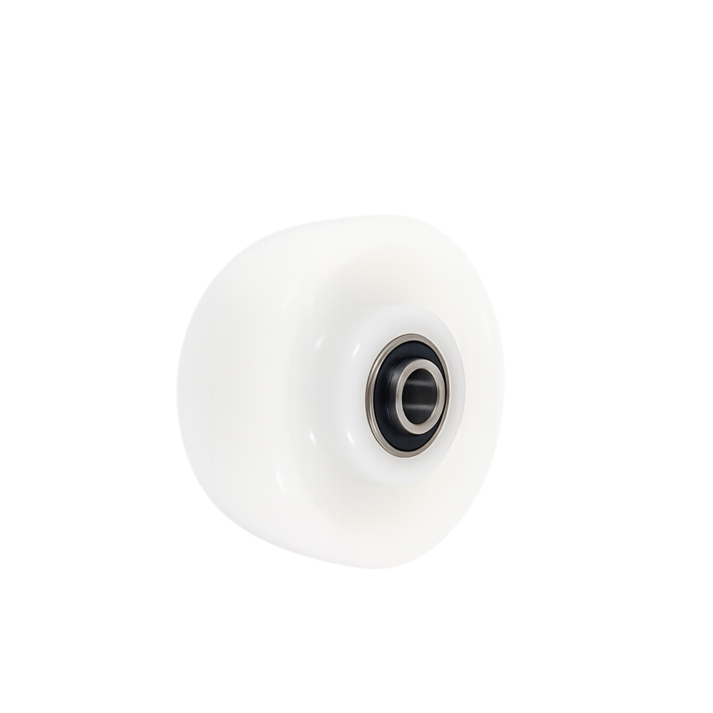 Transportrad Ø100 mm – Weißes Polyamidrad für Wagen, Code: 10BN