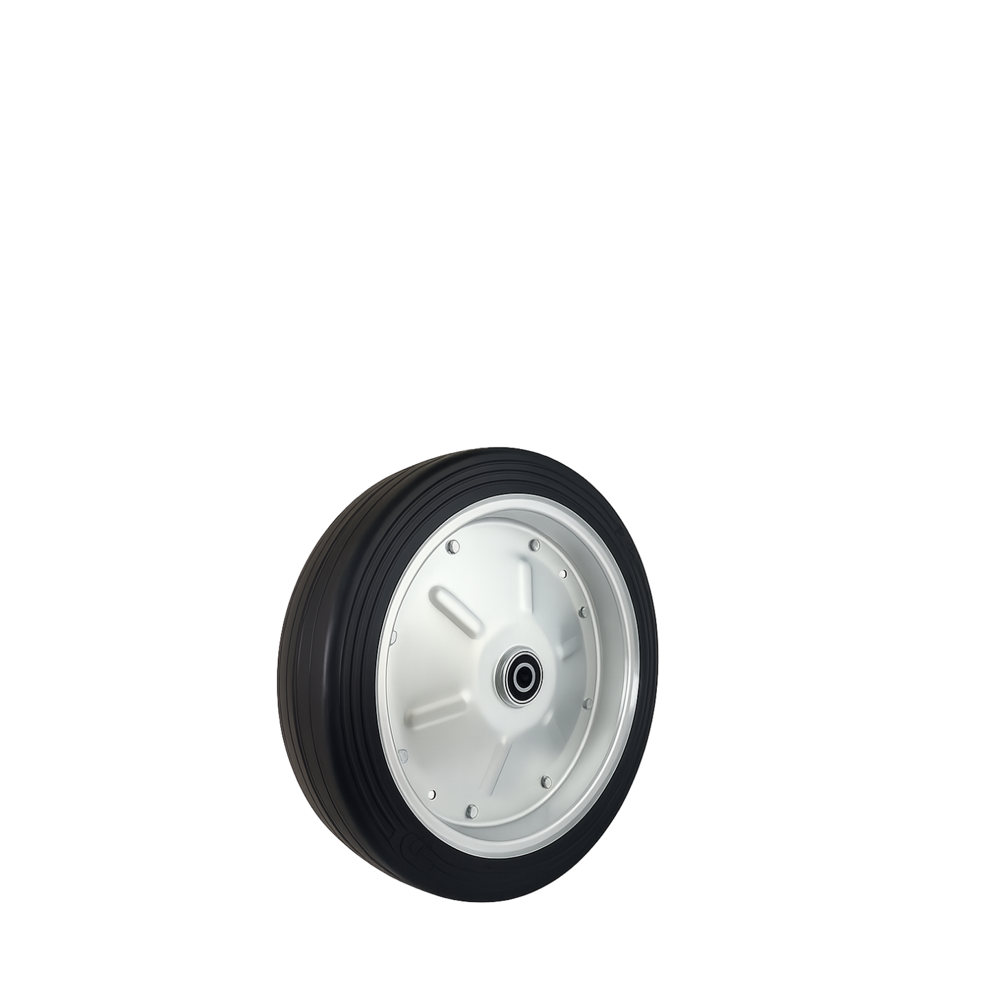 Ersatzrad Ø500 mm – Vollgummi Industrierad mit Kugellager für Transportwagen, Code: 500LL/25