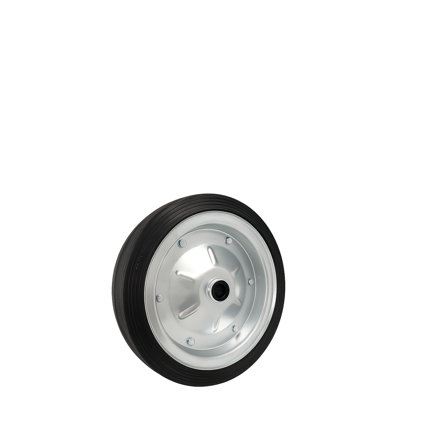 Ersatzrad Ø400 mm – Vollgummi Industrierad für Transportwagen, Code: 400/25