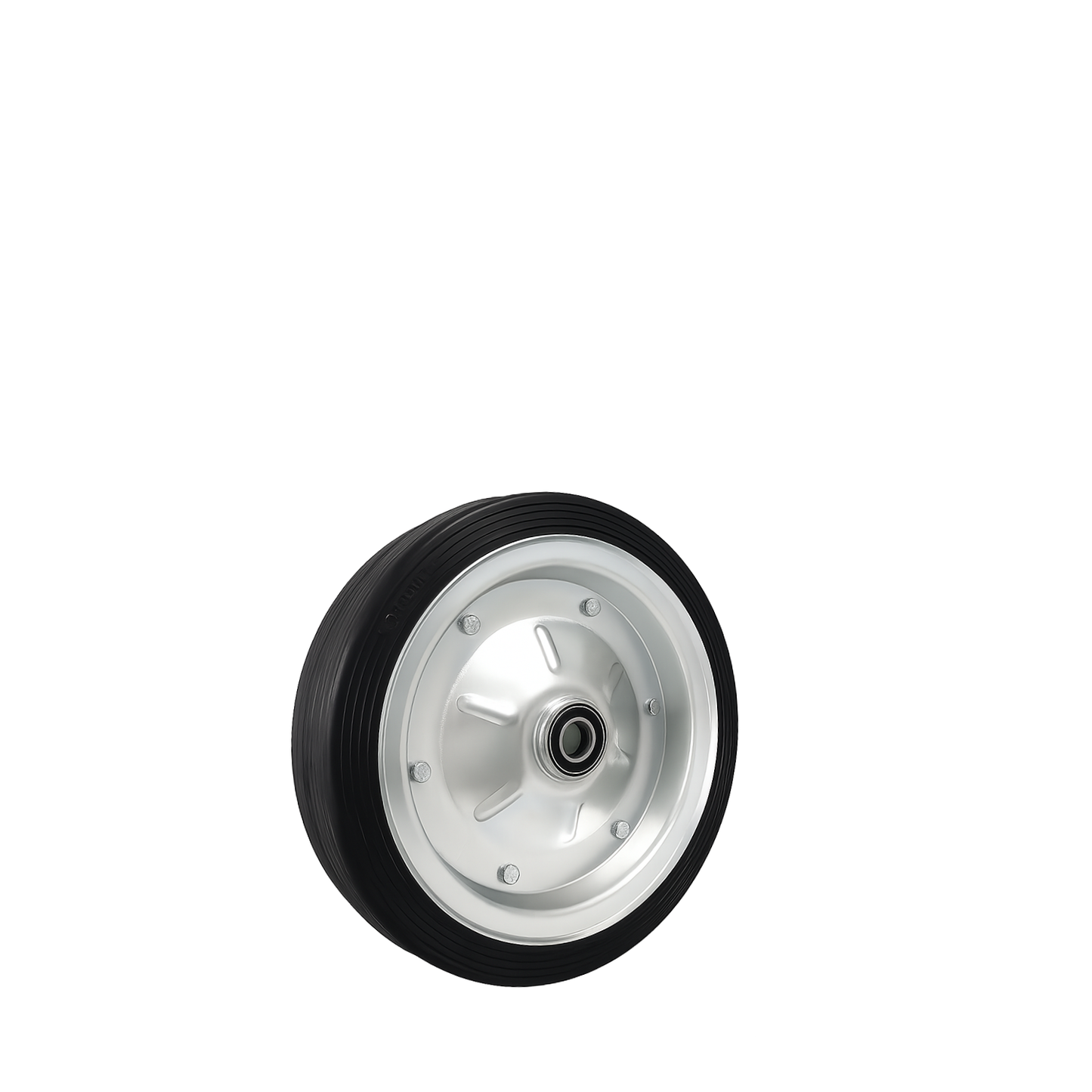Ersatzrad Ø350 mm – Vollgummi Industrierad mit Kugellager für Transportwagen, Code: 350LL