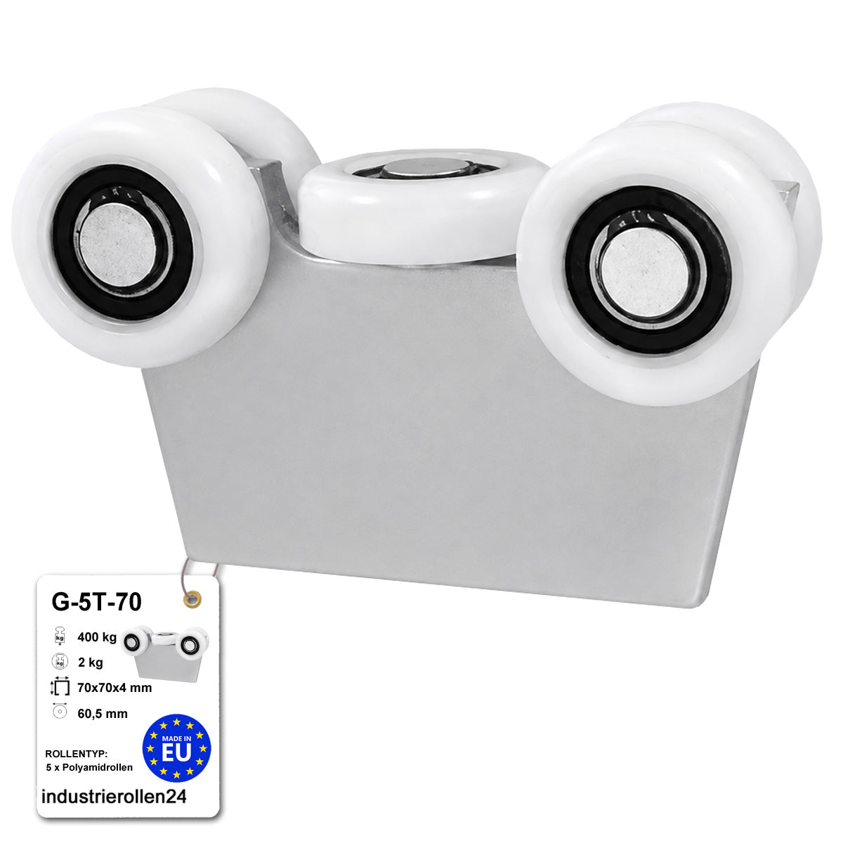 Torwagen für Schiebetore - für Profile 70 x 70 mm - Wandstärke 4 mm: G-5T-70