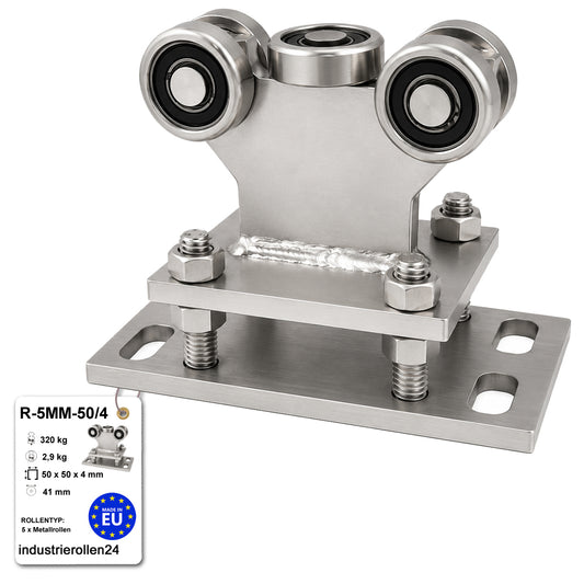 Torwagen für Schiebetore - für Profile 50 x 50 mm - Wandstärke 4 mm: R-5MM-50/4