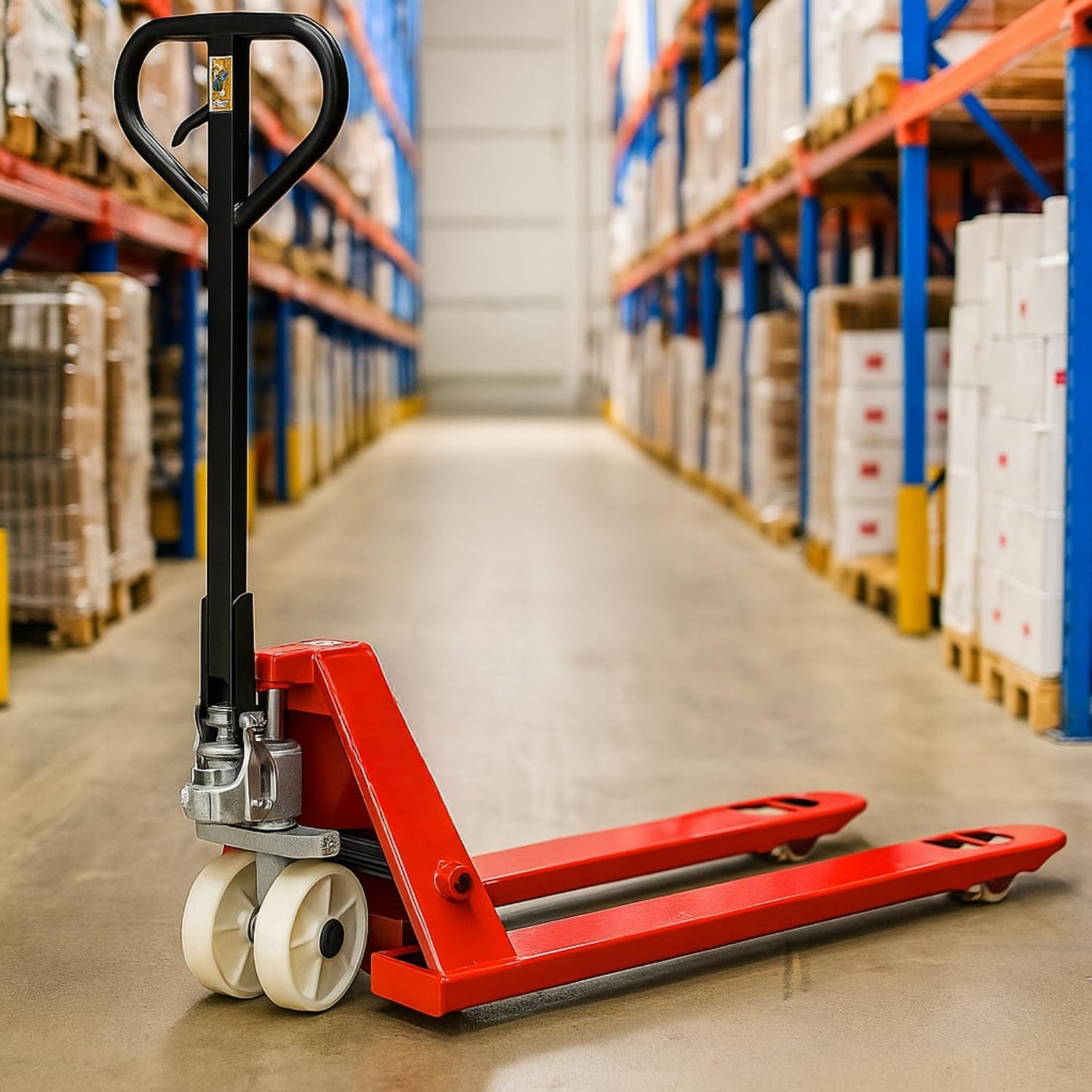 Transportrad Ø125 mm – Weißes Polyamidrad für Wagen, Code: 20BN/20