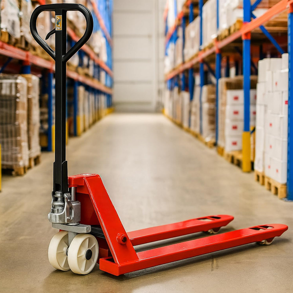 Transportrad Ø135 mm – Weißes Polyamidrad für Wagen, Code: 1359B/25