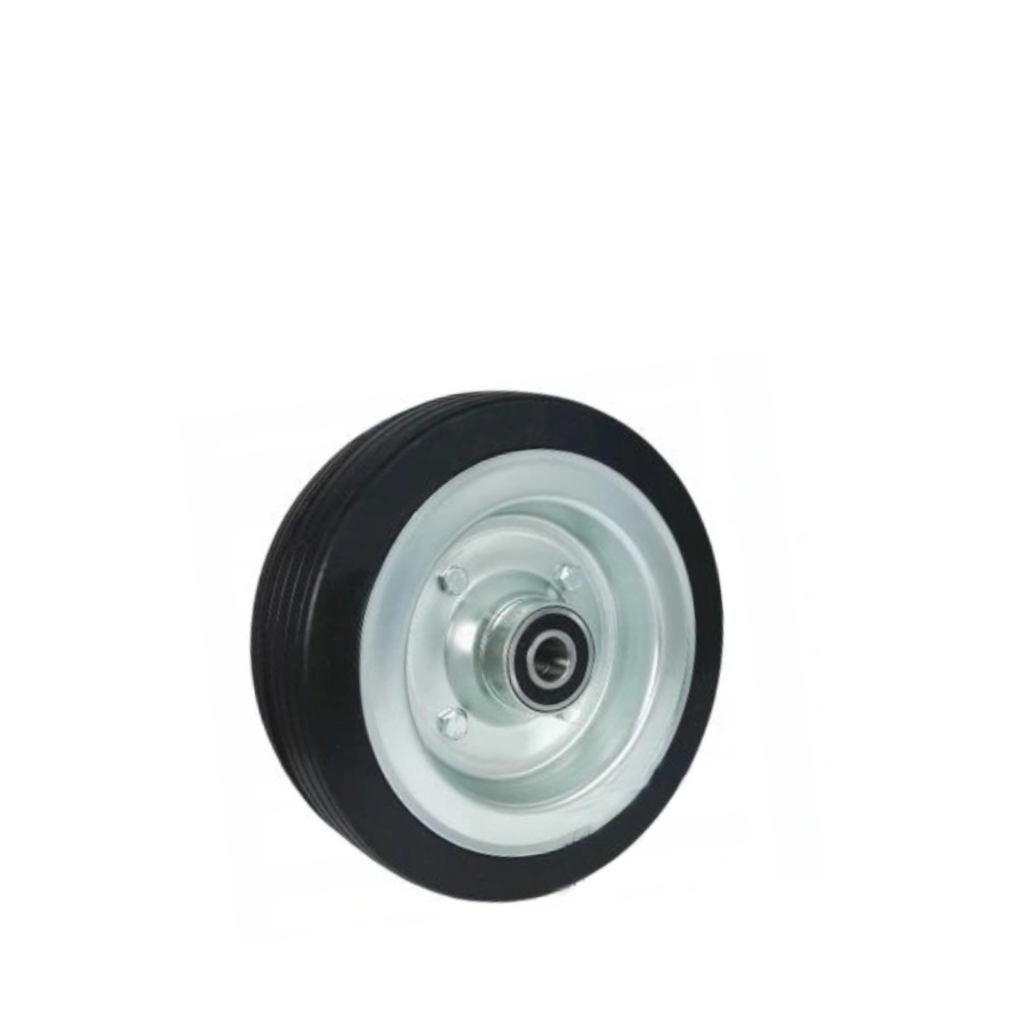 Ersatzrad Ø250 mm – Vollgummi Industrierad mit Kugellager für Transportwagen, Code: 90NNLL